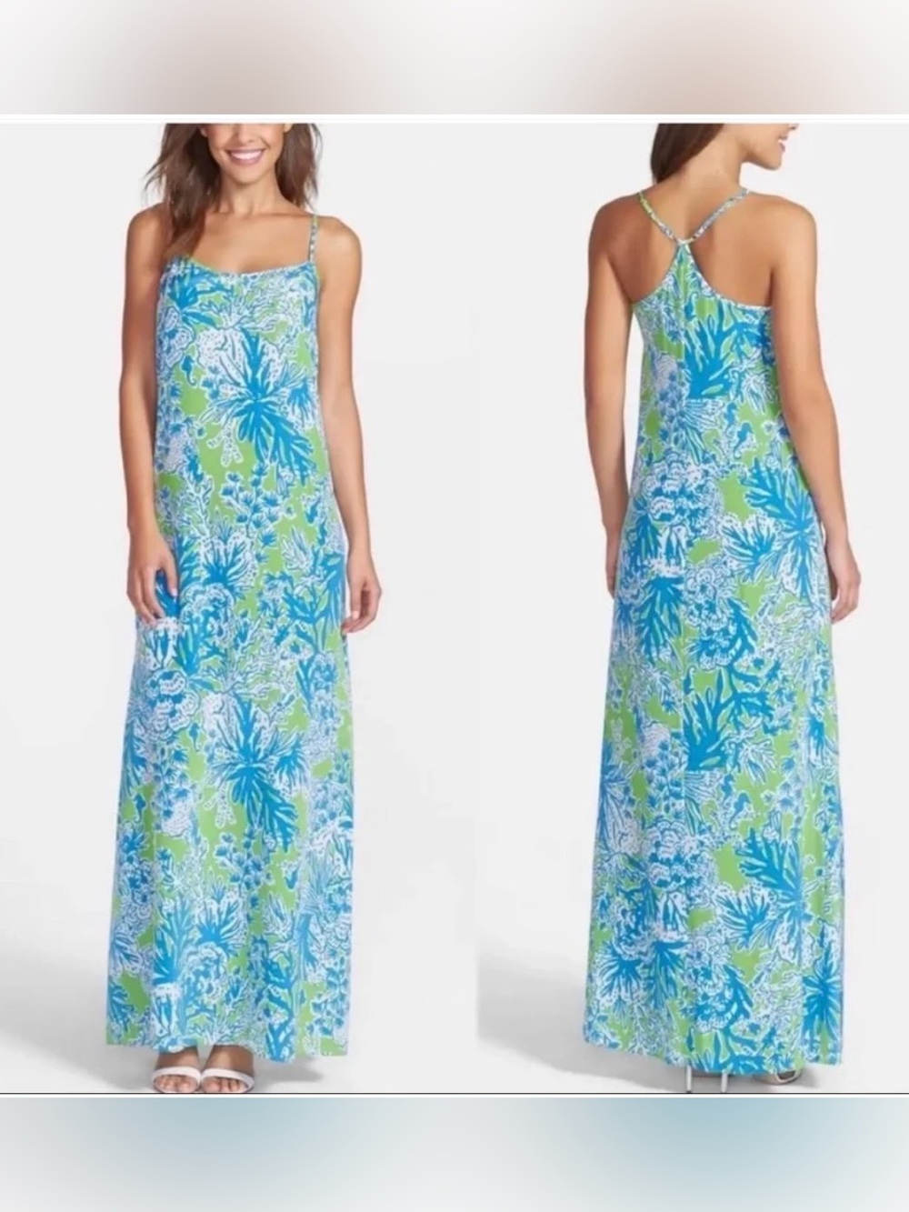 Lilly Pulitzer Jaylene Silk Maxi Dress- Size Medium